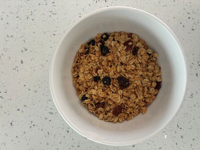 Nut free granola