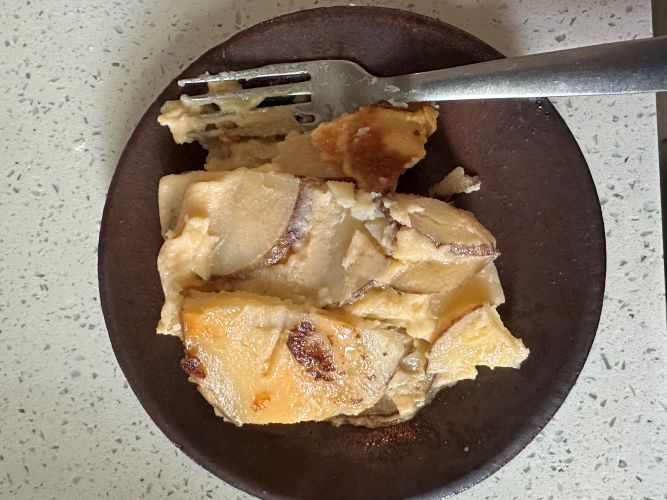 Lazy Scalloped potatoes